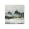 Stupell Industries Abstract Foggy Mountain Landscape Canvas Wall Art